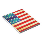 アメリカのお金 フラグ ノートパッド (アングル)