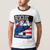 アメリカのこはく色のエールのTシャツ Tシャツ (正面)