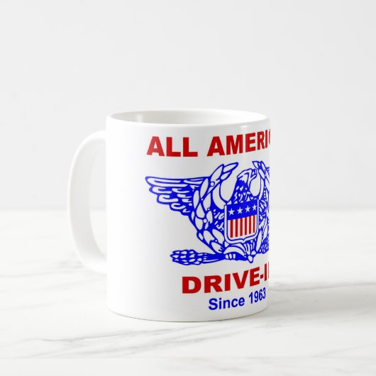 アメリカのすべてのマグ コーヒーマグカップ (正面左)