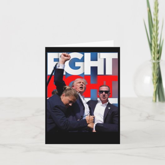 アメリカのためにトランプの戦いで勝ち負けなし1 カード (正面)