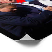 アメリカのためにトランプの戦いで勝ち負けなし1 ポスター (角)