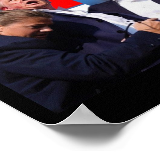 アメリカのためにトランプの戦いで勝ち負けなし1 ポスター (角)