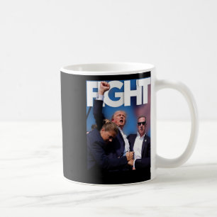 アメリカのためにトランプの戦いで勝ち負けなし3 コーヒーマグカップ