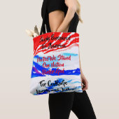 アメリカのために必要な トートバッグ (クローズアップ)