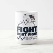 アメリカのために戦う コーヒーマグカップ (中央)