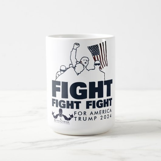 アメリカのために戦う コーヒーマグカップ (中央)