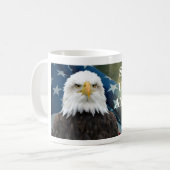 アメリカのために立#VoteBlue コーヒーマグカップ (正面左)