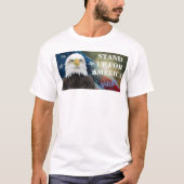 アメリカのために立#VoteBlue Tシャツ (正面)