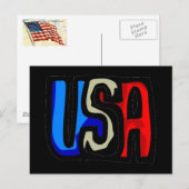 アメリカのはがき ポストカード (正面/裏面)