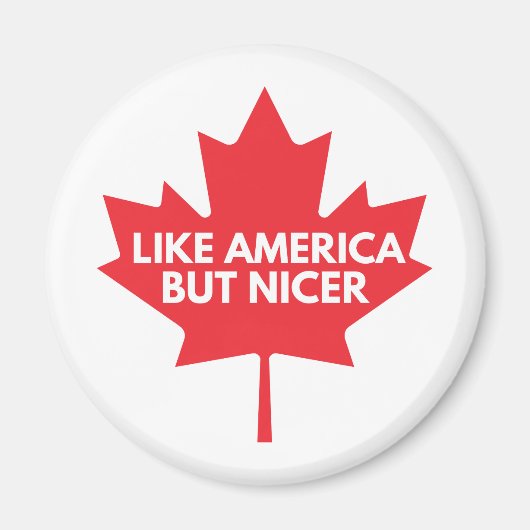 アメリカのように、しかしニッカー冷蔵庫用マグネット マグネット (正面)