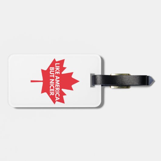 アメリカのように、しかし、より良い荷物タグ ラゲッジタグ (裏面横)