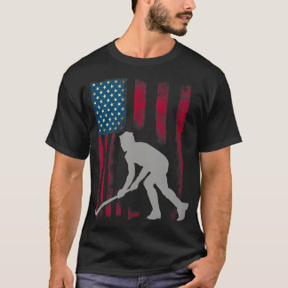 アメリカのアイスホッケーファン フラッグチーム サポート ジャージ ギア Tシャツ