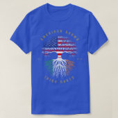 アメリカのアイリッシュルーツアイルランド国旗 Tシャツ (デザイン正面)