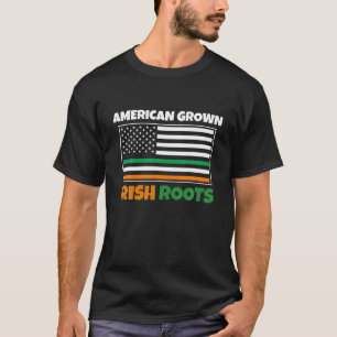 アメリカのアイルランドのルーツおもしろい国旗St. Pattys D Tシャツ