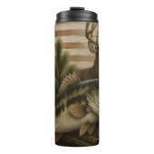 アメリカのアウトドア、狩り、魚釣り タンブラー (正面)