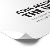 アメリカのアジア ポスター (角)