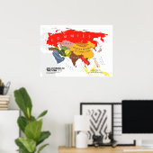 アメリカのアジア ポスター (ホームオフィス)