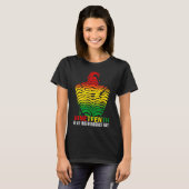 アメリカのアフリカ1865年の独立記念日か Tシャツ (正面フル)