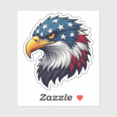 アメリカのアメリカのハゲの頭 シール (シート)