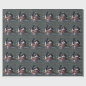 アメリカのアメリカオシの包装紙 ラッピングペーパー (フラット)