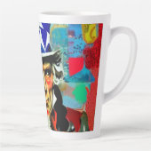 アメリカのアンクルサム カフェラテマグ (右)