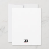 アメリカのアンクルサム ノートカード (裏面)