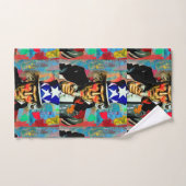 アメリカのアンクルサム バスタオルセット (ハンドタオル)