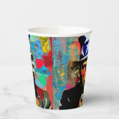 アメリカのアンクルサム 紙コップ (左)