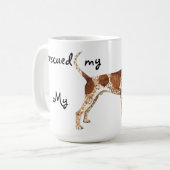 アメリカのイギリス人を救出する コーヒーマグカップ (正面左)