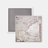 アメリカのイギリス帝国地図 マグネット (正面/裏面)