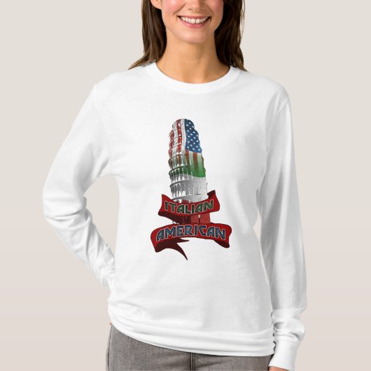 アメリカのイタリアンな家系のTシャツ Tシャツ (正面)