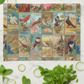 アメリカのイラストレーションの19世紀な鳥 キッチンタオル (折り畳み)