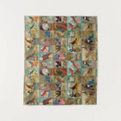 アメリカのイラストレーションの19世紀な鳥 タペストリー (正面)