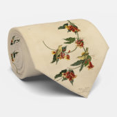アメリカのイラスボーン(黄色)ウグイスのオードボンバード ネクタイ (ロール)
