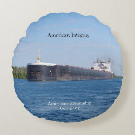 アメリカのインテグリティの丸い枕 ラウンドクッション