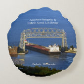 アメリカのインテグリティ・ダルース丸い枕 ラウンドクッション (裏面)