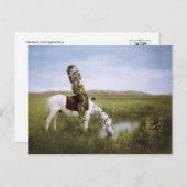 アメリカのインドのはがき ポストカード (正面/裏面)