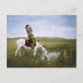 アメリカのインドのはがき ポストカード (正面)