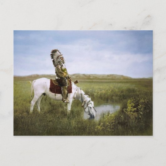 アメリカのインドのはがき ポストカード (正面)