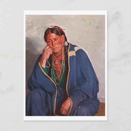 アメリカのインドのはがき ポストカード (正面)