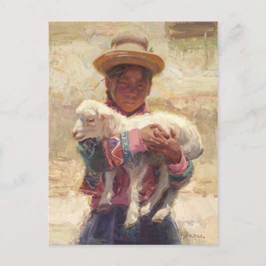 アメリカのインドのはがき ポストカード (正面)