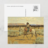 アメリカのインドのはがき ポストカード (正面/裏面)