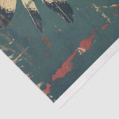 アメリカのインドのチーフデジタルアートシリーズのデコページ 薄葉紙 (詳細)