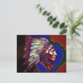 アメリカのインドの主要グラフィック ポストカード (スタンド正面)