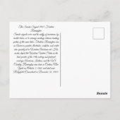 アメリカのインドの煙の信号 ポストカード (裏面)