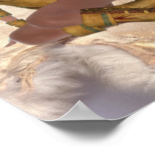 アメリカのインドプリンセスイーグルマンダラのポスター ポスター (角)