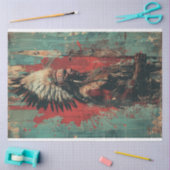 アメリカのインド伝統の主要デコパージュ 薄葉紙 (クラフト)