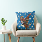 アメリカのイーグルブルー クッション (椅子)