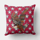 アメリカのイーグルレッド クッション (裏面)