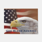 アメリカのイーグル州旗を祝福する ドアマット (正面)